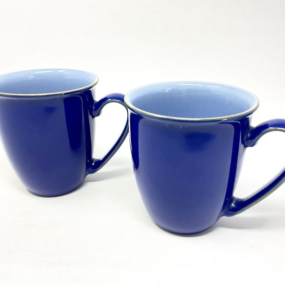 Denby Everyday Blueberry Stoneware Beaker Coffee mug set - Picture 1 of 6